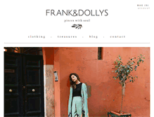 Tablet Screenshot of frankanddollys.com